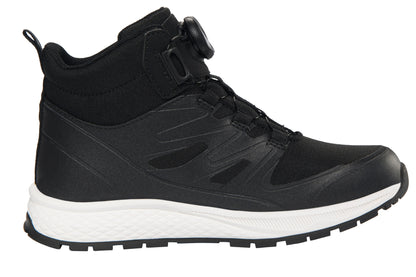 Schwarzer VIKING TEX Knöchelschuh mit BOA Schnürsystem und robustem Obermaterial
