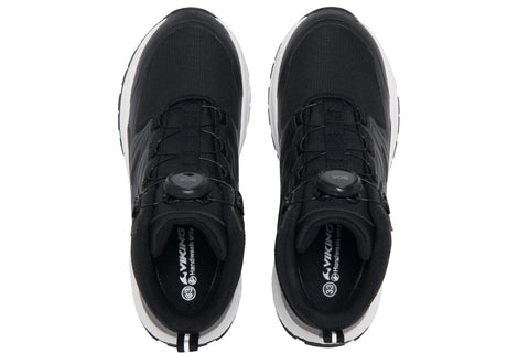 Schwarzer VIKING TEX Knöchelschuh mit stabilem Sohlenprofil und waterproof Technologie