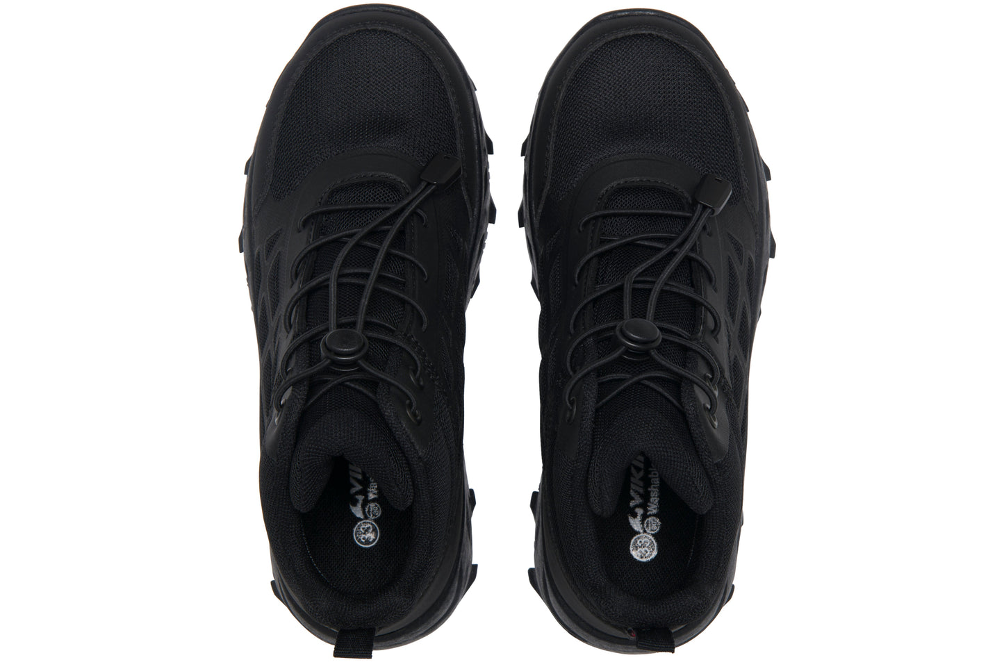 Komfortabler schwarzer VIKING TEX Knöchelschuh TACK MID WP SL mit verstärktem Zehenbereich