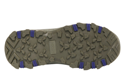 VIKING TEX Knöchelschuh TRACK MID SL in Oliv mit rutschfester Sohle