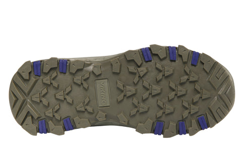 VIKING TEX Knöchelschuh TRACK MID SL in Oliv mit rutschfester Sohle