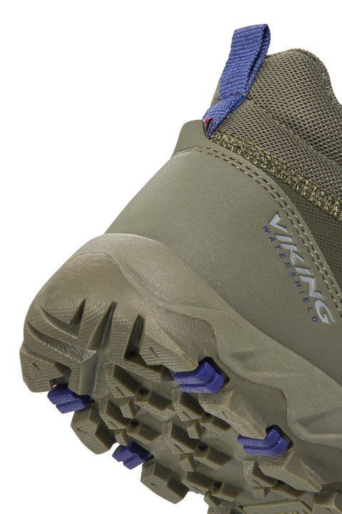 VIKING TEX Knöchelschuh TRACK MID SL in Oliv mit bequemer Passform