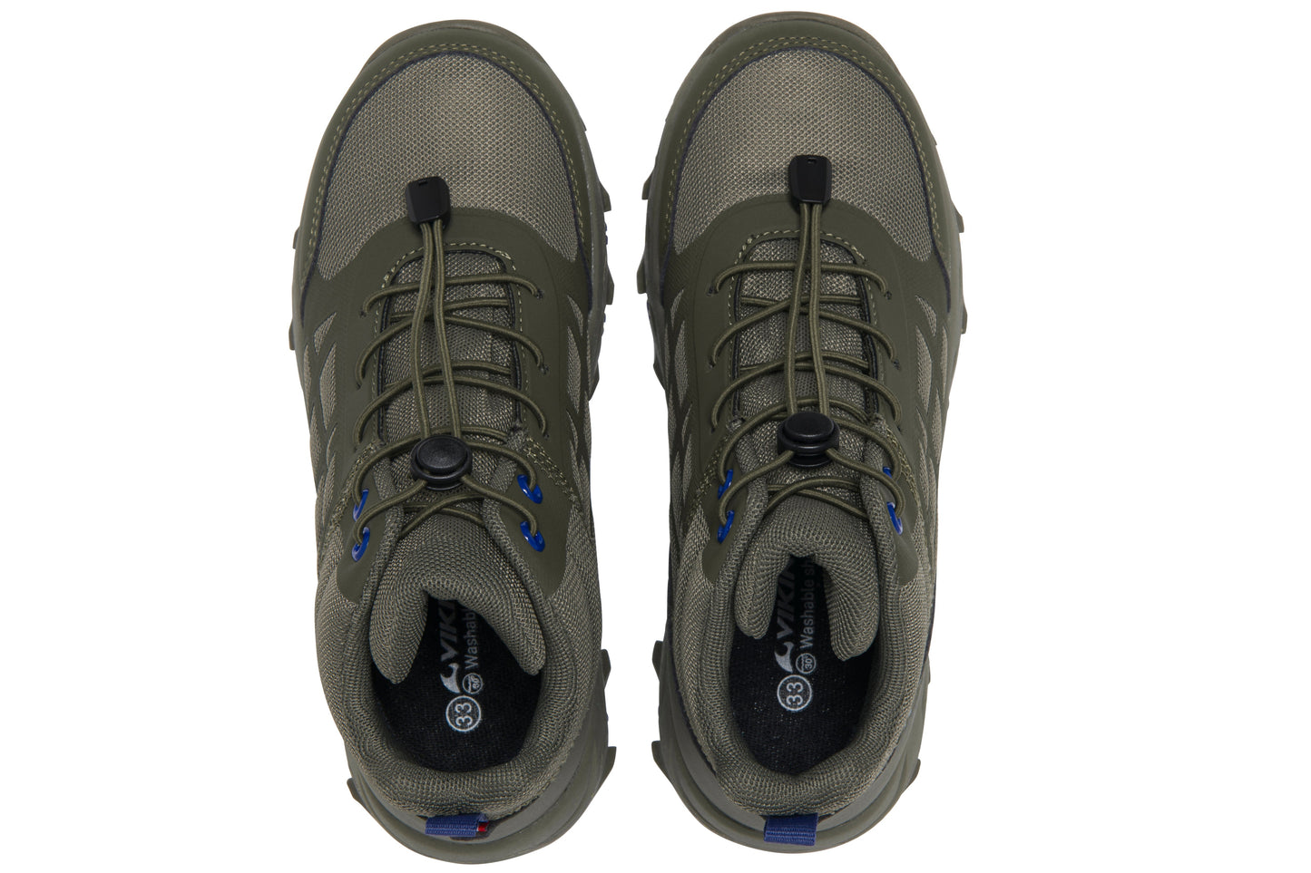 VIKING TEX Knöchelschuh TRACK MID SL in Oliv mit wasserdichtem Design