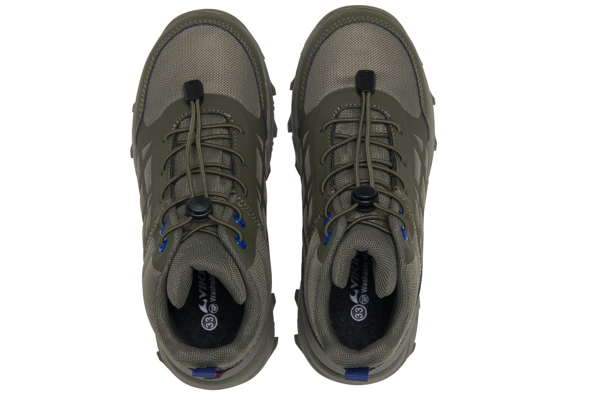 VIKING TEX Knöchelschuh TRACK MID SL in Oliv mit wasserdichtem Design