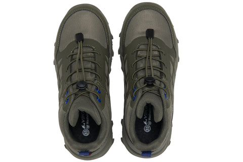 VIKING TEX Knöchelschuh TRACK MID SL in Oliv mit wasserdichtem Design