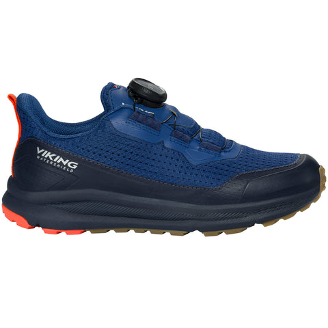 VIKING TEX Halbschuh FLOW WP BOA - royalblau / neonrot