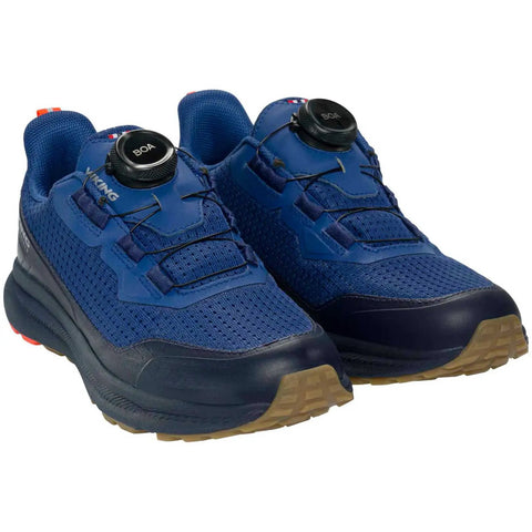 VIKING TEX Halbschuh FLOW WP BOA - royalblau / neonrot by VIKING