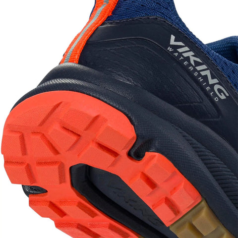 VIKING TEX Halbschuh FLOW WP BOA - royalblau / neonrot by VIKING