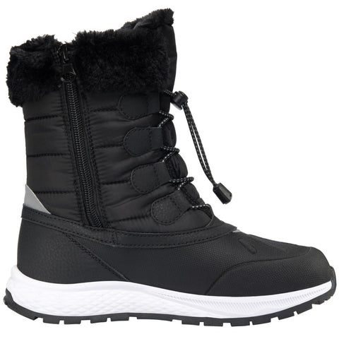 VIKING TEX Stiefel EQUIP WARM WP ZIP - schwarz: Hochwertige wasserdichte schwarze Viking Stiefel mit Reißverschluss und wärmendem Innenfutter