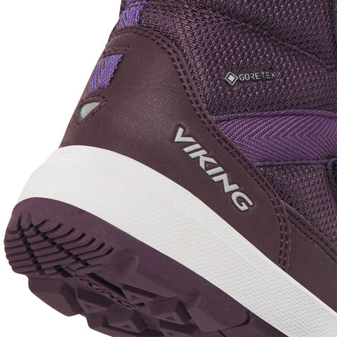 Comfortable and stylish VIKING GORE-TEX Stiefel PLAY II REFLECTIVE GTX - bordeaux boots for outdoor activities