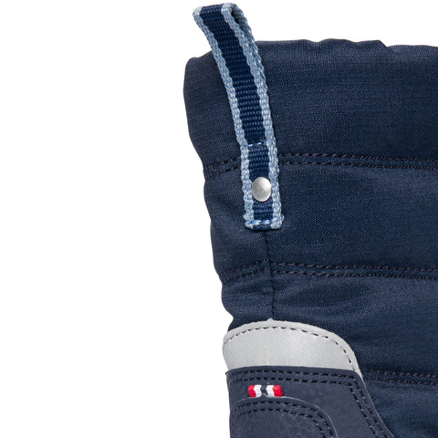 VIKING GORE-TEX Stiefel TOASTY PULL-ON GTX in dunkelblau, a high-quality, waterproof, and warm pull-on boot perfect for cold weather