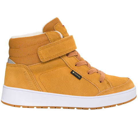 VIKING GORE-TEX Knöchelschuh EAGLE MID WARM GTX - curry waterproof hiking boot with ankle support and warm insulation