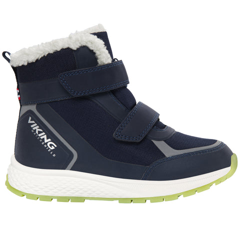 VIKING TEX Knöchelschuh EQUIP GLOW WP 2V - navy waterproof ankle shoe in navy with reflective details