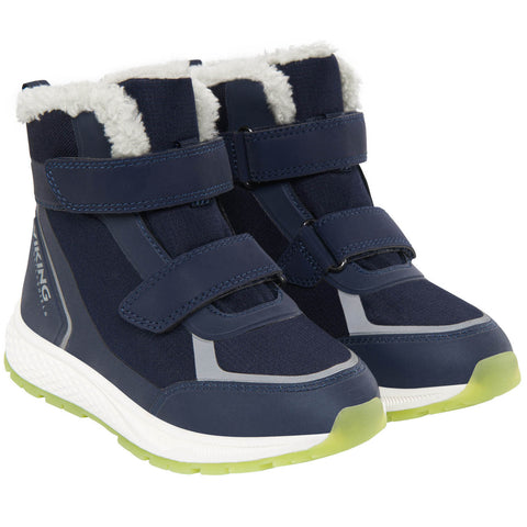 Durable and stylish VIKING TEX Knöchelschuh EQUIP GLOW WP 2V - navy with 2V fastening system