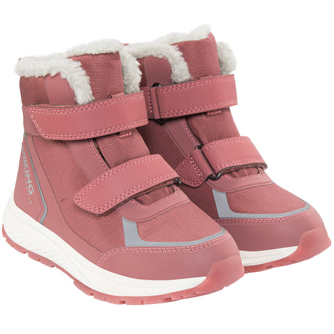 High-visibility pink VIKING TEX Knöchelschuh Equip Glow WP 2V