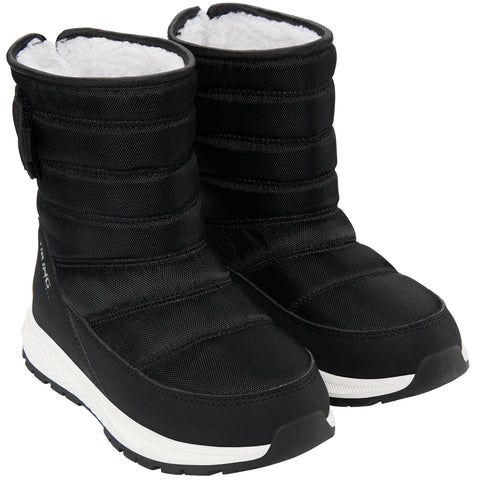  Side view of VIKING TEX Stiefel EQUIP PULL-ON WARM 1V - schwarz showing the easy pull-on design 