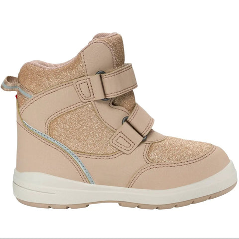 VIKING GORE-TEX Stiefel FUN GLITTER WARM 2V - beige / gold / Glitzer