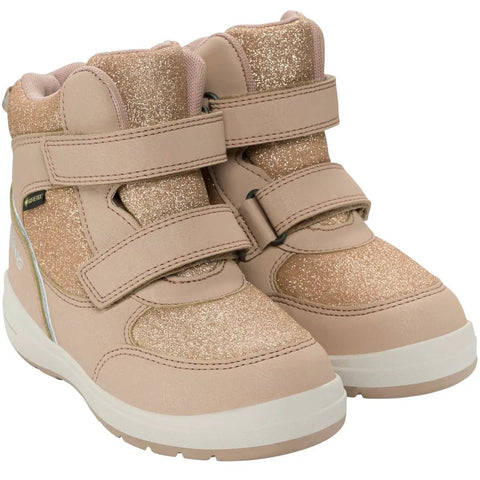 VIKING GORE-TEX Stiefel FUN GLITTER WARM 2V - beige / gold / Glitzer