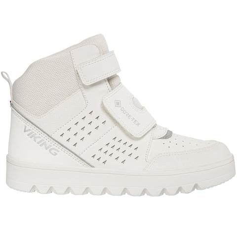 Viking Gore-Tex Knöchelschuh Fleek Warm GTX 1V créme - Front view of the waterproof and insulated ankle shoe for women