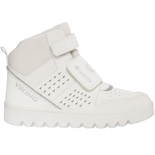 Viking Gore-Tex Knöchelschuh Fleek Warm GTX 1V créme - Front view of the waterproof and insulated ankle shoe for women