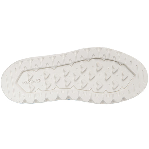 Viking Gore-Tex Knöchelschuh Fleek Warm GTX 1V créme - Close-up of the laces and ankle support of the outdoor shoe