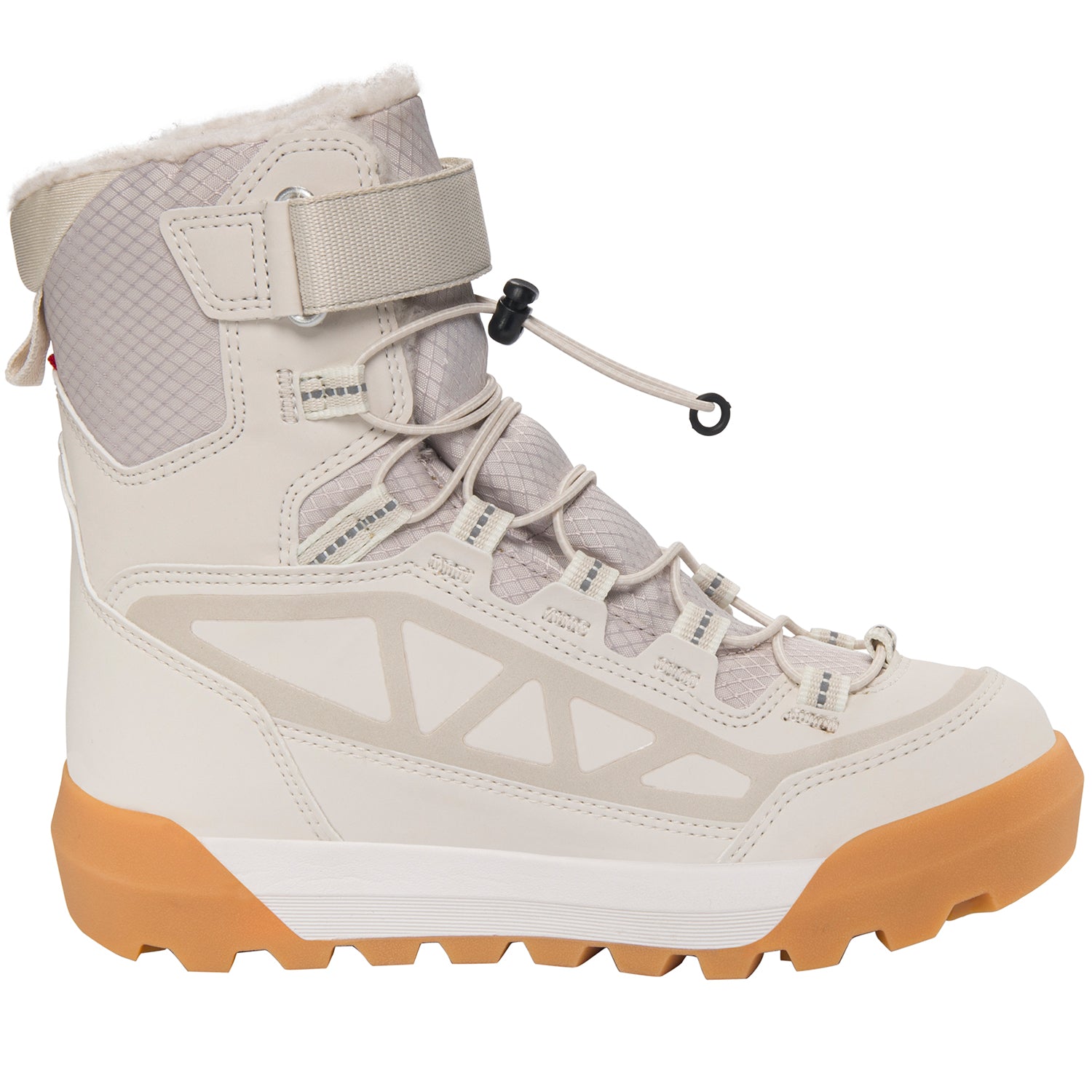 Bequeme VIKING TEX Stiefel CONSTRICTOR WARM WP aus Cremefarbe für kalte Tage