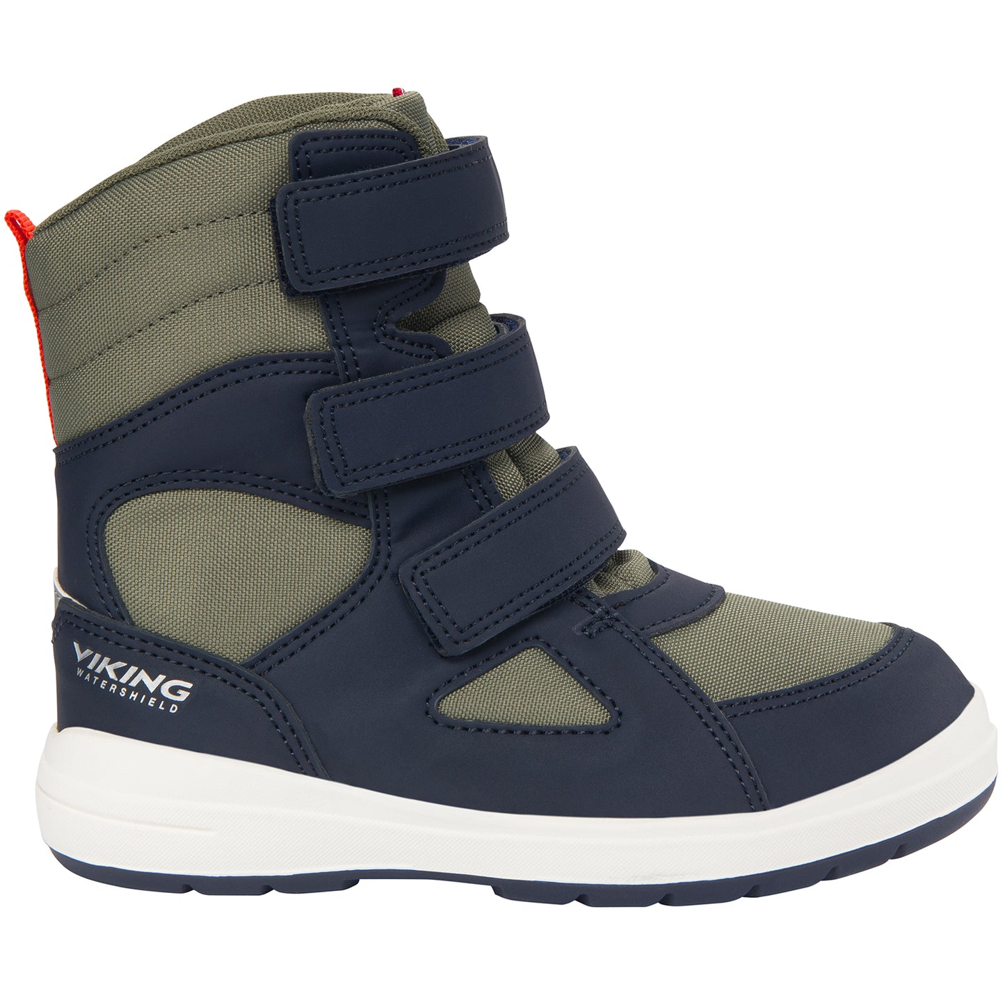 VIKING TEX Stiefel FUN WARM WP 3V in Navy und Oliv mit wasserdichter Membran und warmem Innenfutter