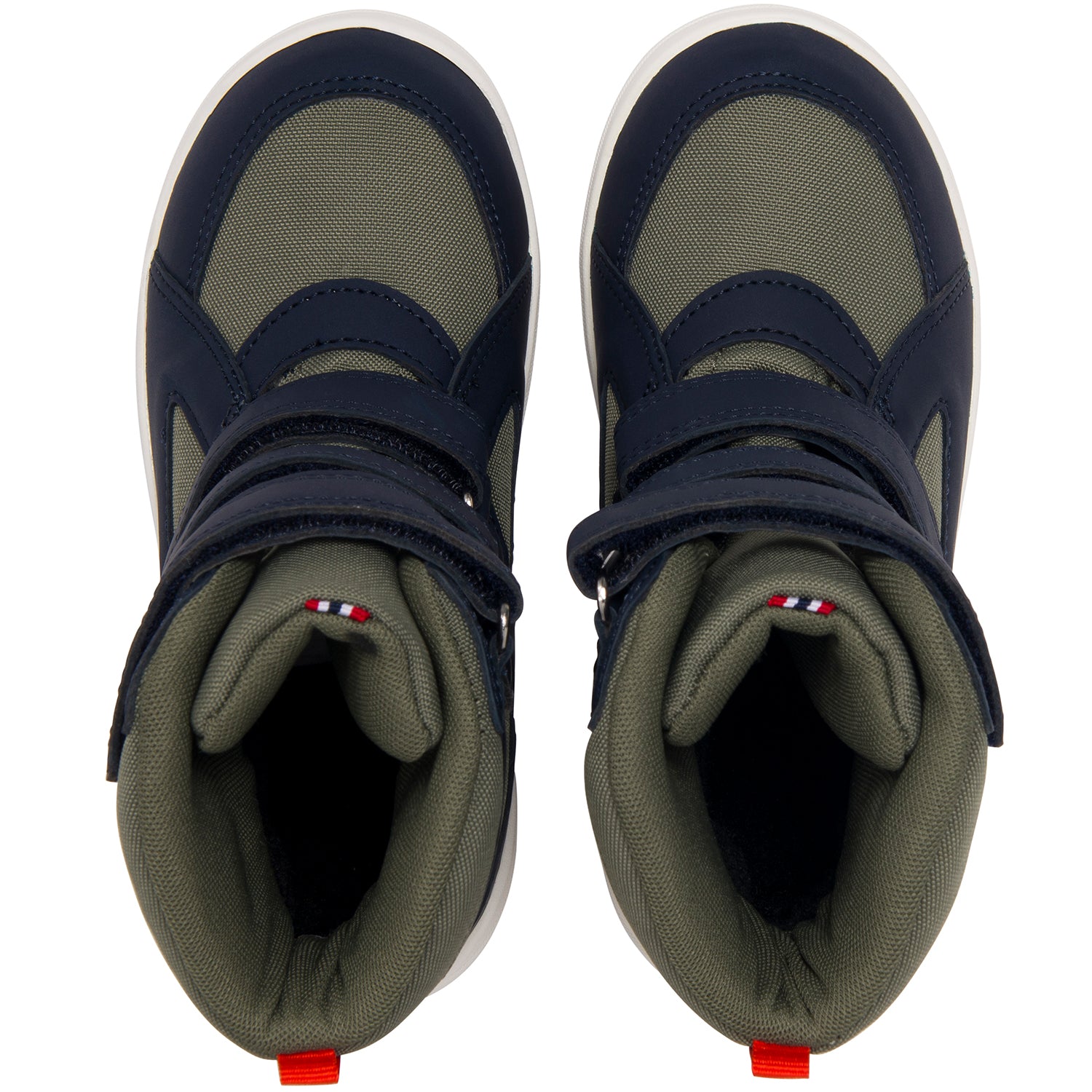 Bequeme und langlebige VIKING TEX FUN WARM WP 3V Stiefel in Navy und Oliv, perfekt für outdoor Aktivitäten im Winter