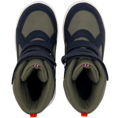 Bequeme und langlebige VIKING TEX FUN WARM WP 3V Stiefel in Navy und Oliv, perfekt für outdoor Aktivitäten im Winter