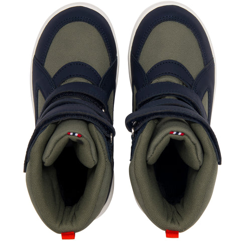 Bequeme und langlebige VIKING TEX FUN WARM WP 3V Stiefel in Navy und Oliv, perfekt für outdoor Aktivitäten im Winter
