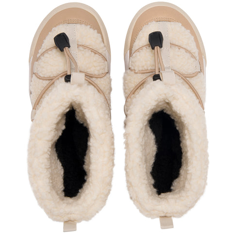 Robuste VIKING TEX Stiefel EXPOWER FLAKE WARM WP SL mit isolierender Innenfütterung in créme/beige