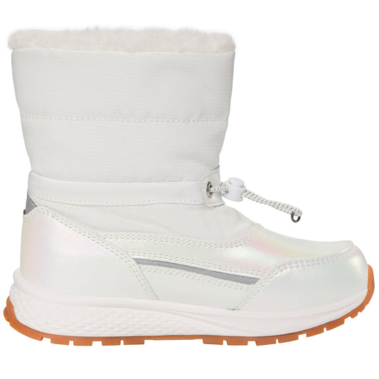 VIKING TEX Stiefel EQUIP SHINE WARM WP PULL-ON in Weiß mit warm gefüttertem Innenraum