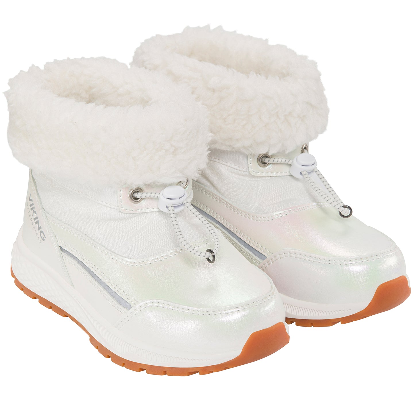 VIKING TEX Stiefel EQUIP SHINE WARM WP PULL-ON in Perlmuttschimmer, ideal für kalte Tage