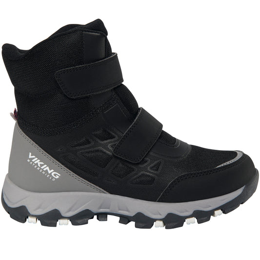 VIKING TEX Stiefel TRACK WARM WP 2V in schwarzer Farbe mit wasserdichtem Obermaterial