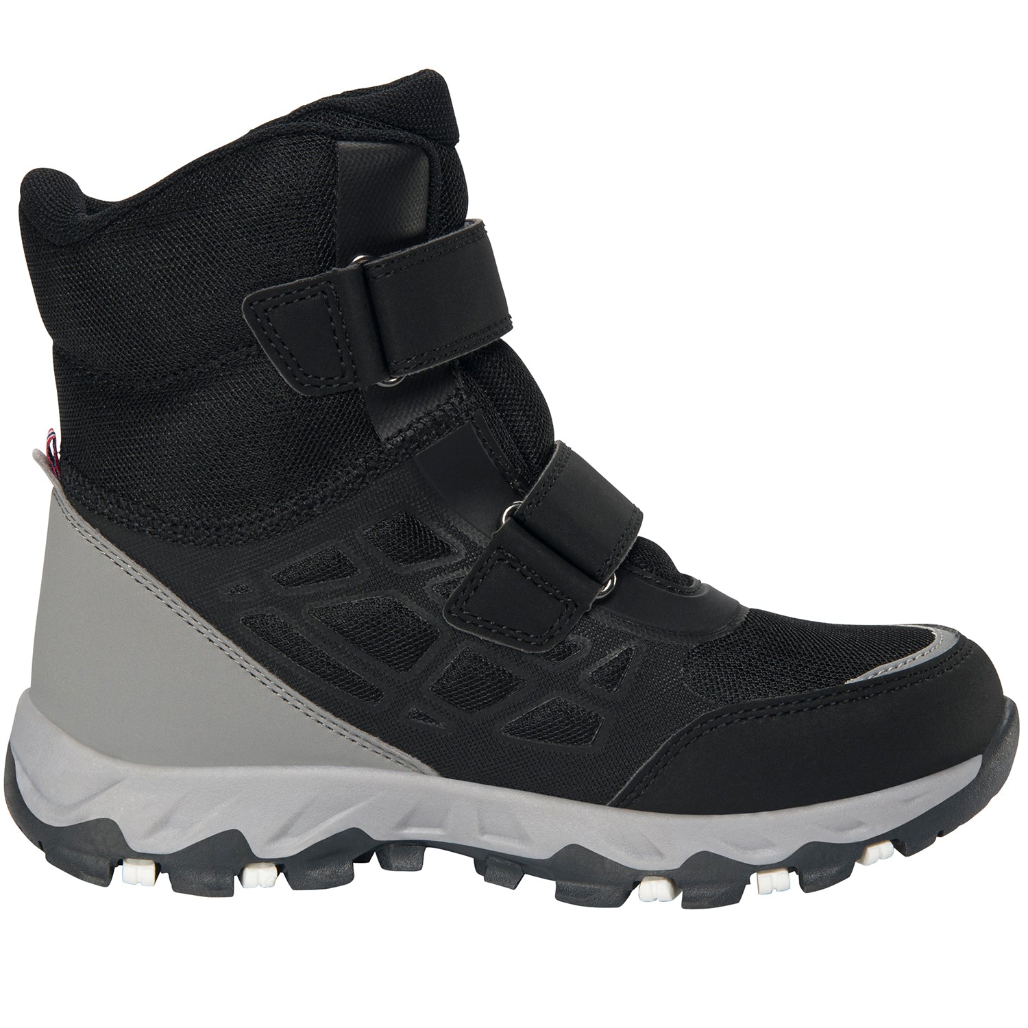 Schwarze VIKING TEX Stiefel TRACK WARM WP 2V für optimalen Wärmeschutz bei kaltem Wetter