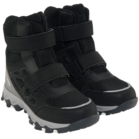 Robuste schwarze Stiefel VIKING TEX TRACK WARM WP 2V mit Wasserdichtigkeit und isolierender Innensohle