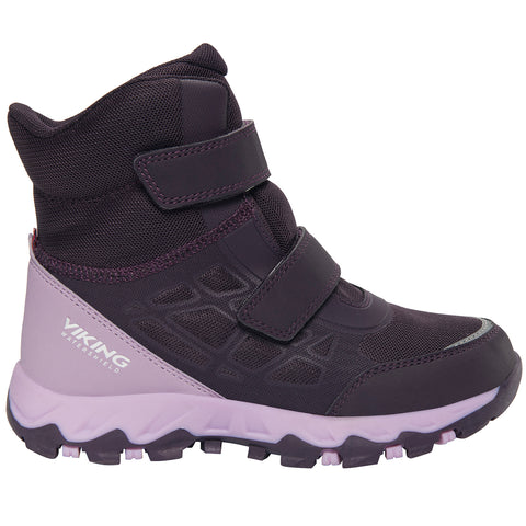 VIKING TEX Stiefel TRACK WARM WP 2V in lila mit wasserdichter Membran für optimalen Wetterschutz