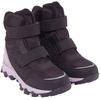 VIKING TEX TRACK WARM WP 2V Stiefel in leuchtendem Lila mit robustem Obermaterial und rutschfester Sohle
