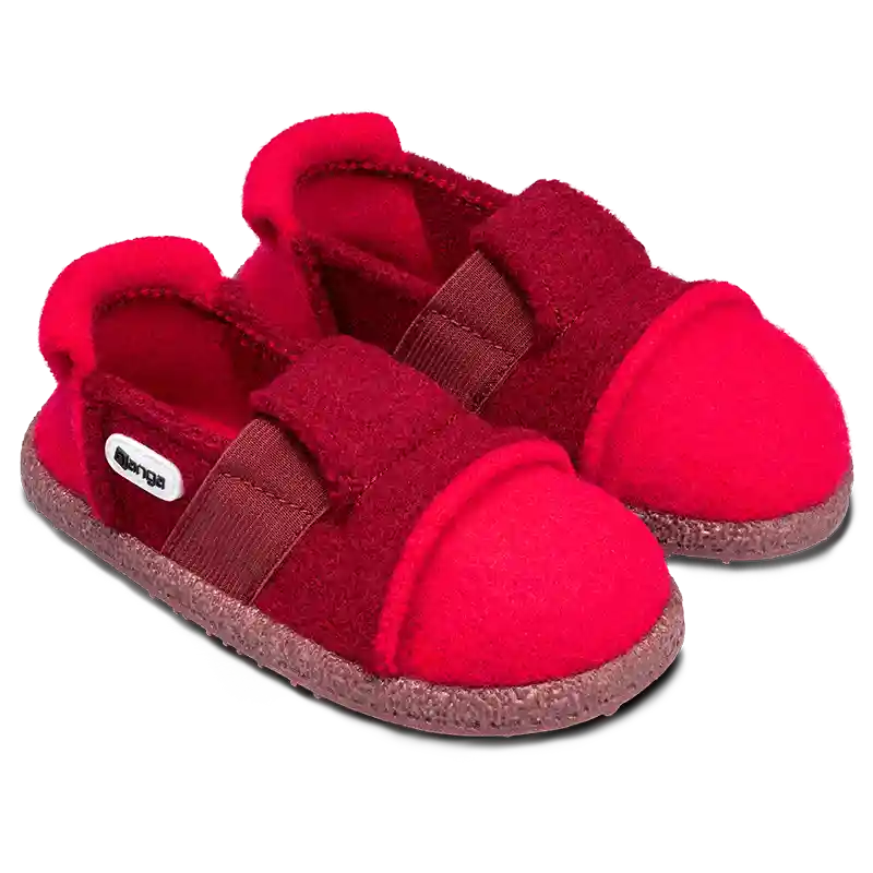 NANGA Hausschuh 31-0010-44- kirschrot / bordeaux