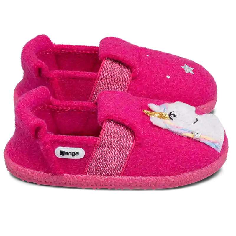 NANGA Hausschuh 31-0344-27 - pink / Einhorn