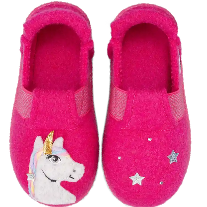 NANGA Hausschuh 31-0344-27 - pink / Einhorn