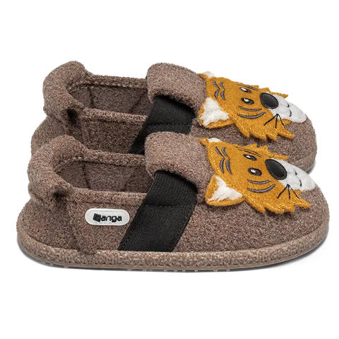 NANGA Hausschuh 31-0442-80 - braun / Tiger