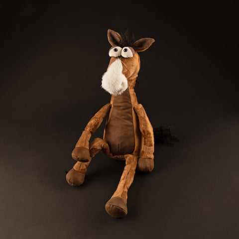 Sigikid BEASTS - PFERD RODEO ROSE - 31015 Plüschtier in brauner Farbe mit bunten Akzenten