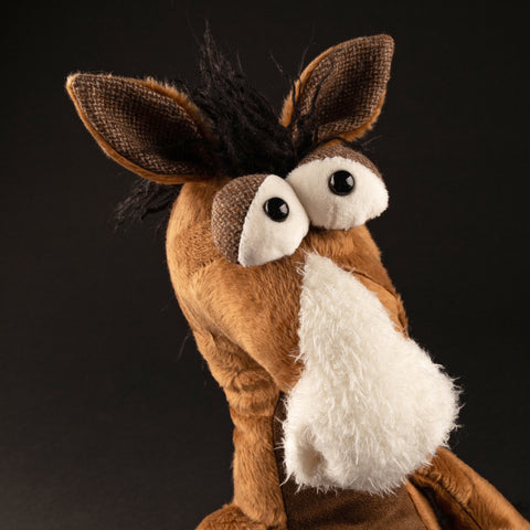 Sigikid BEASTS - PFERD RODEO ROSE - 31015 Kuscheltier mit gestickten Details und Kunstleder-Sattel