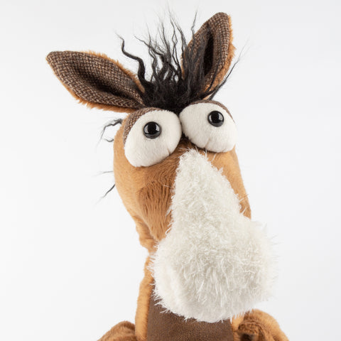 Sigikid BEASTS - PFERD RODEO ROSE - 31015 Plüschpferd mit niedlichen Knopfaugen und weichem Fell