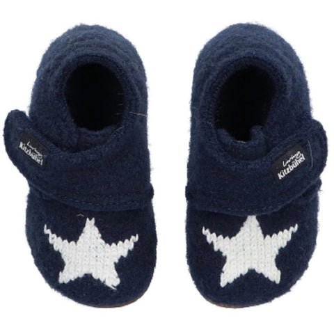 LIVING KITZBÜHEL Hausschuh 3216-585 - nachtblau / Stern