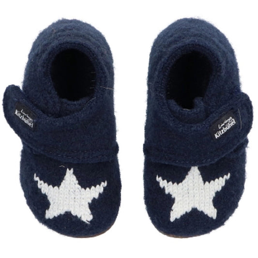 LIVING KITZBÜHEL Hausschuh 3216-585 - nachtblau / Stern