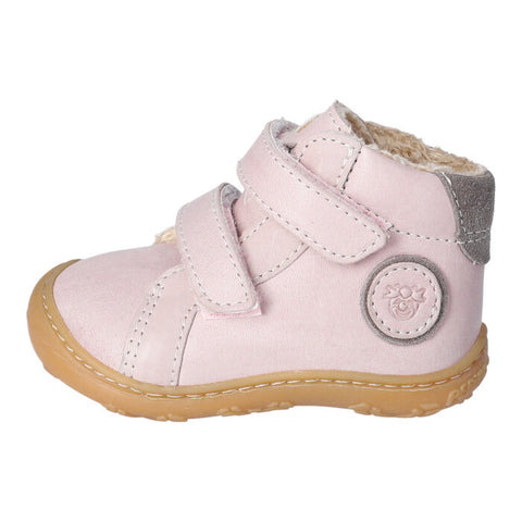 Komplette Ansicht des kindgerechten Ricosta GEDO Knöchelschuhs in stilvollem Altrosa
