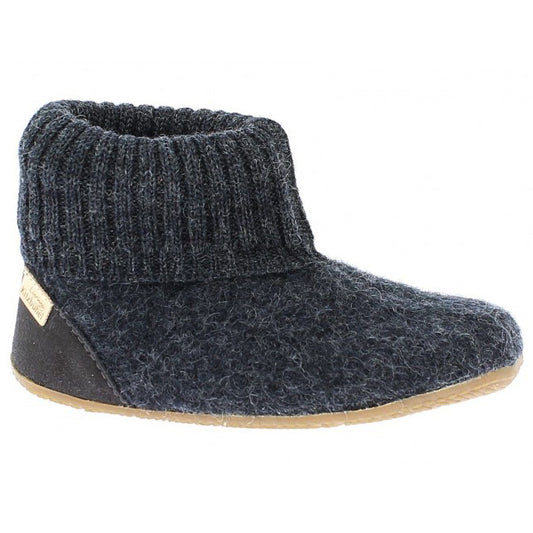 LIVING KITZBÜHEL Hüttenschuh Hausschuh 4088/600 - anthrazit