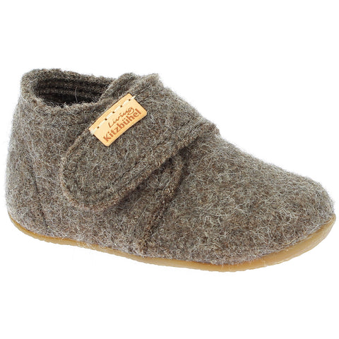 LIVING KITZBÜHEL Hausschuh 4609/0260 - haselnuss cozy slipper in brown with soft lining and durable sole